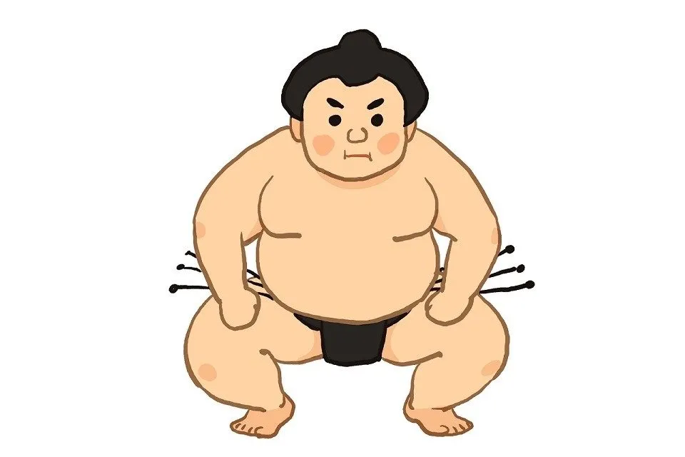 細身の力士
