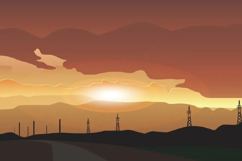 The Setting Sun