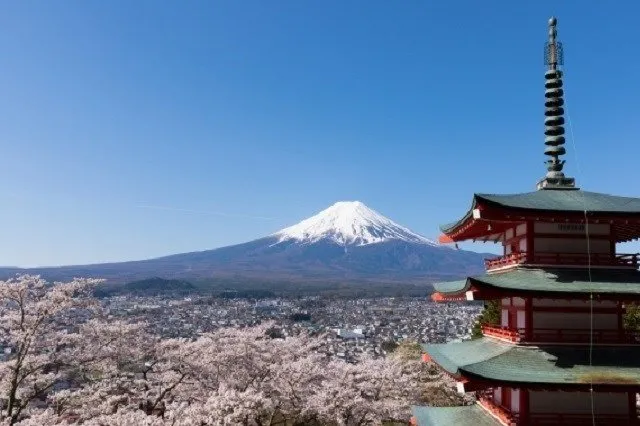 富士山の見える風景