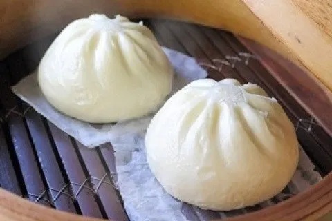 グラシン紙付き中華まん