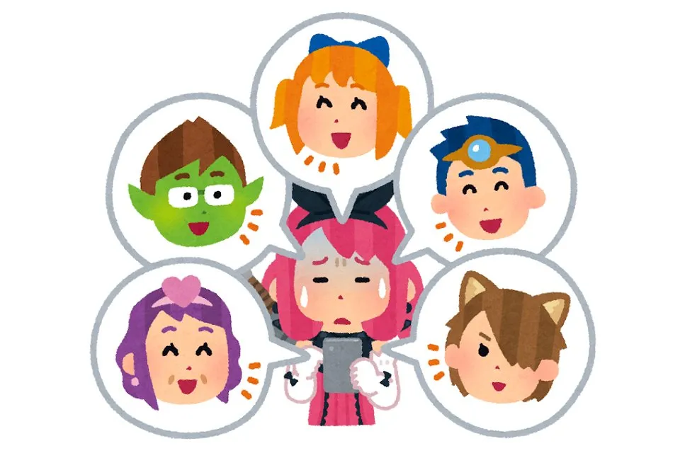 ソシャゲ疲れしている女の子