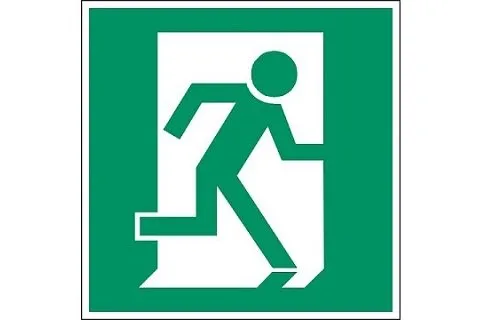 非常口のマークのピクトさん